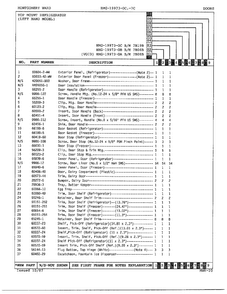 Doors/misc Page 2 Diagram and Parts List for 19973C  Admiral Refrigerator