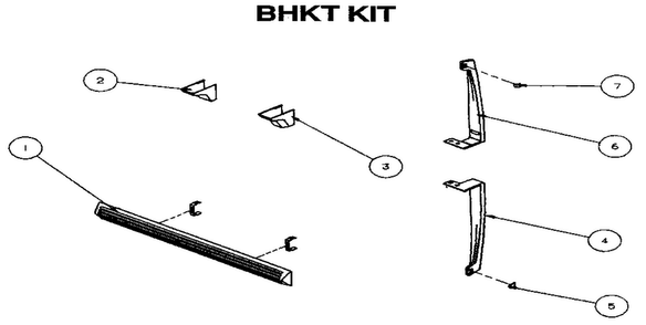 Bhkt Kit Diagram and Parts List for TXI22R-P1168004W  Amana Refrigerator