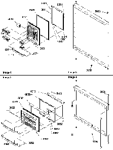 Door Assemblies Diagram and Parts List for BG20T2L-P1316303WL  Amana Refrigerator