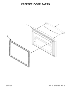 Part Location Diagram of W10879688 Whirlpool HANDLE