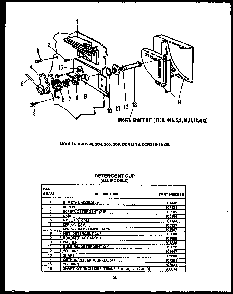 Section 12 Diagram and Parts List for DCR225-1V-OS  Caloric Dishwasher