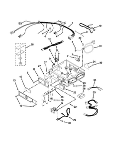 Part Location Diagram of W11678123 Whirlpool FASCIA ASM-PD,DRYER