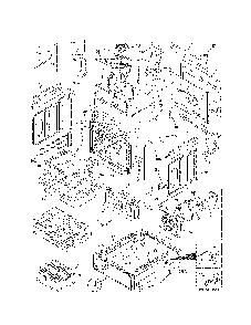 Body Diagram and Parts List for 79032623312  Kenmore Range