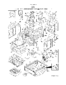 Body Diagram and Parts List for 7903264331B  Kenmore Range