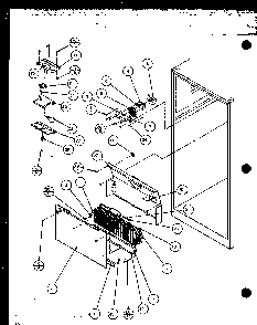 Section 11 Diagram and Parts List for TZ18Q2W-P1156103WW  Amana Refrigerator