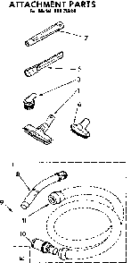 Part Location Diagram of 741691 Maytag Brush