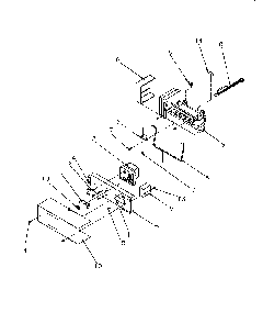 Ice Maker Diagram and Parts List for GSDE3201SW-P1190901WW  Amana Refrigerator