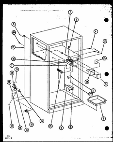 (tli20k/p7803227w) (tli20k/p7803228w) (tli20k/p7803247w) (tli20k/p7803248w) Diagram and Parts List for TLI20K-P7803249W  Amana Refrigerator