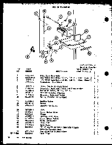 Add On Ice-maker Diagram and Parts List for TM14H-P77052-3W  Amana Refrigerator