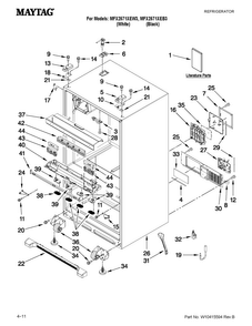 Part Location Diagram of W10296395 Whirlpool RAIL-MULLN