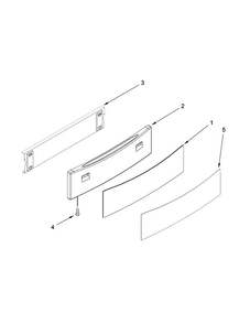 Drawer Parts Diagram and Parts List for JES9800CAB01  Jenn-Air Range