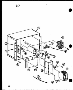Part Location Diagram of B1273301 Whirlpool Mtg bracket