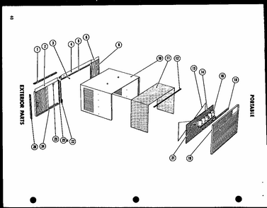 (5-sp) (5p-2em) (6p-2em) (7p-2em) (5-spm) (7p-2e) (6p-5f) Diagram and Parts List for 109-2EM  Amana Air Conditioner