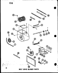 Part Location Diagram of B9202111 Whirlpool Blower seal angle
