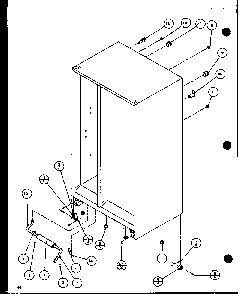Section 15 Diagram and Parts List for SL22JB-P1116006W  Amana Refrigerator