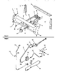 Backguard And Gas  Supply Diagram and Parts List for ARG7200L-P1143331NL  Amana Range