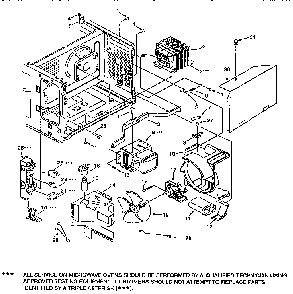 Switches Diagram and Parts List for 56568300790  Kenmore Microwave