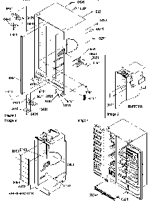 Cabinet Parts Diagram and Parts List for SR25TW-P1194002WW  Amana Refrigerator