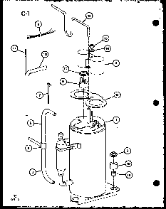 Section 3 Diagram and Parts List for ES12-2ML P54974-60R Amana Air Conditioner