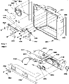 Ice & Water Cavity And Electronic Bracket Assy Diagram and Parts List for SCD25TL-P1190426WL  Amana Refrigerator