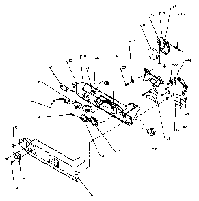 Ice And Water Dispenser Diagram and Parts List for SQD25N2L-P1181317WL  Amana Refrigerator