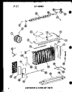 Section 7 Diagram and Parts List for ES216D-3MS P55417-61R Amana Air Conditioner
