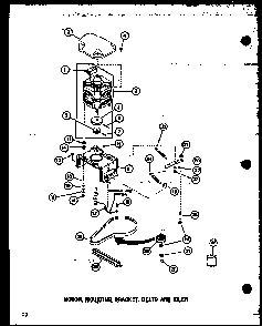 Part Location Diagram of 27104 Whirlpool PULLEY,MOTOR *NET*
