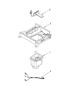 Pump Parts Diagram and Parts List for MIM1554ZRS0  Maytag Ice Maker