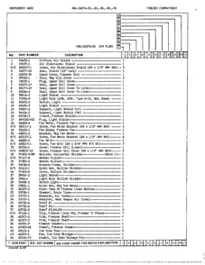 Freezer Compartment Page 2 Diagram and Parts List for 24874A  Admiral Refrigerator