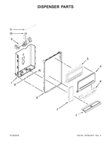 Part Location Diagram of W10735841 Whirlpool HARNS-WIRE