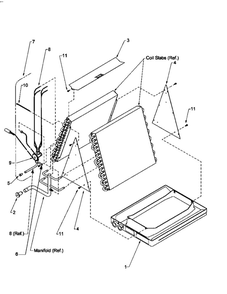 Part Location Diagram of 10616502 Whirlpool Basepan