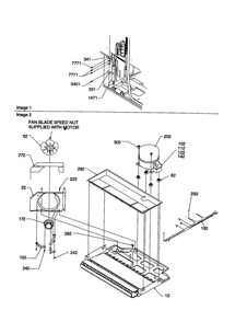 Machine Compartment Diagram and Parts List for TN21V2C-P1315907WC  Amana Refrigerator