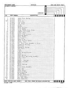 Base And Drive Parts Page 2 Diagram and Parts List for 6432A  Norge Washer