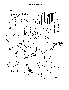 Unit Parts Diagram and Parts List for 10641179710  Kenmore Refrigerator