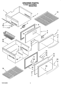 Part Location Diagram of WPW10215078 Whirlpool Handle