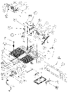 Machine Compartment Diagram and Parts List for 36798-P1152602W  Amana Refrigerator