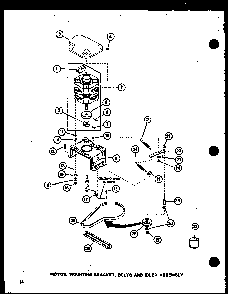 Section 10 Diagram and Parts List for LWD450 P7762129W W Amana Washer