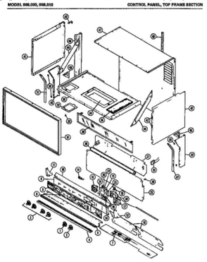 Part Location Diagram of M7D217 Whirlpool END CAP LEFT