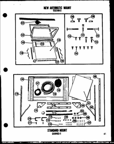 New Automatic Mount Diagram and Parts List for 109-2GM P54336-13R Amana Air Conditioner