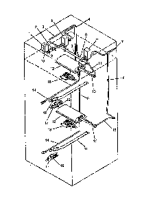 Gas Components Diagram and Parts List for AO27DG1-P1132515NB  Amana Wall Oven