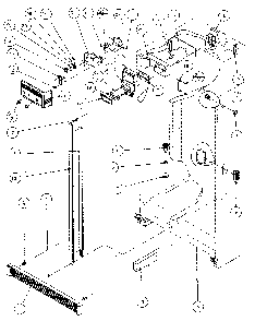 Refrigerator For Shelving And Drawers Diagram and Parts List for SX120J-P7870122W  Amana Refrigerator