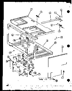 Section 12 Diagram and Parts List for CRCR-7-P85515-5S  Amana Range