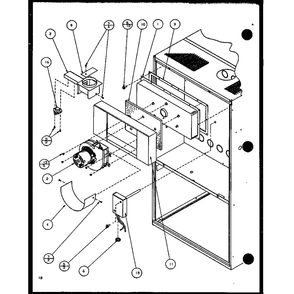Diagram 9 Diagram and Parts List for GUI070C30B P1106402F Amana Furnace