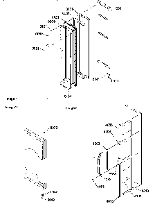 Freezer Door Diagram and Parts List for SR20TW-P1190102WW  Amana Refrigerator