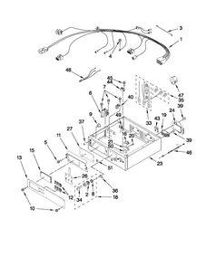 Part Location Diagram of WPW10169700 Whirlpool Wiring Harness