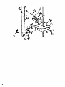 Add On Ice-maker Diagram and Parts List for TL18N-P1106211W  Amana Refrigerator
