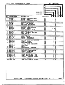 Unit Compartment And System Page 2 Diagram and Parts List for 501340  Admiral Refrigerator