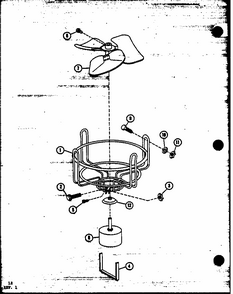 Part Location Diagram of D6770501 Whirlpool Blower Wheel & Fan Blade