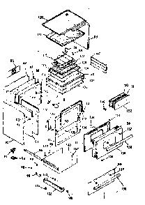 Body Section Diagram and Parts List for 116387363  Kenmore Range