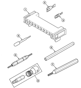 Tools Diagram and Parts List for SDE907QF1500  Speed Queen Dryer